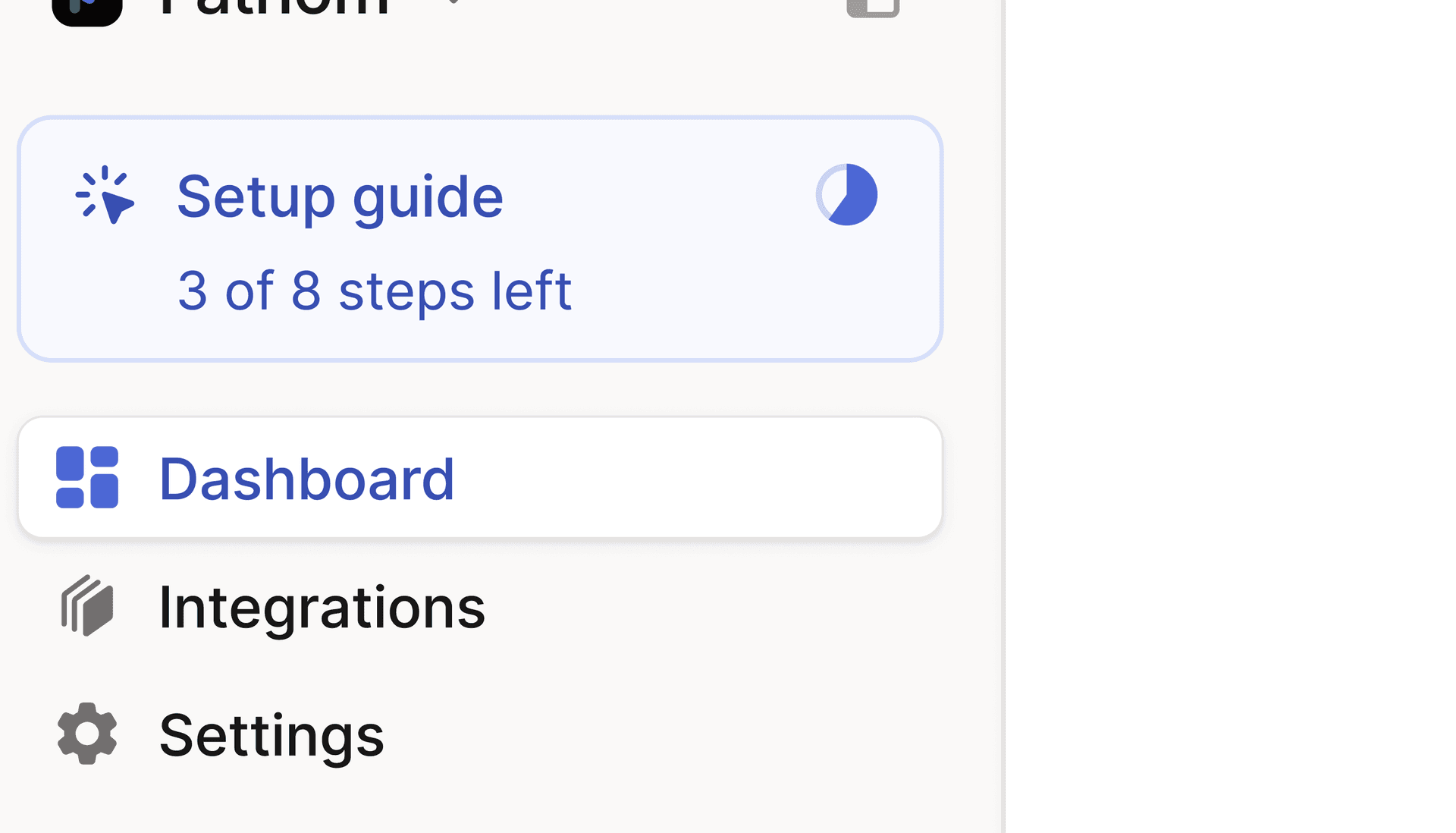 Sidebar Navigation with Progress Visualizer